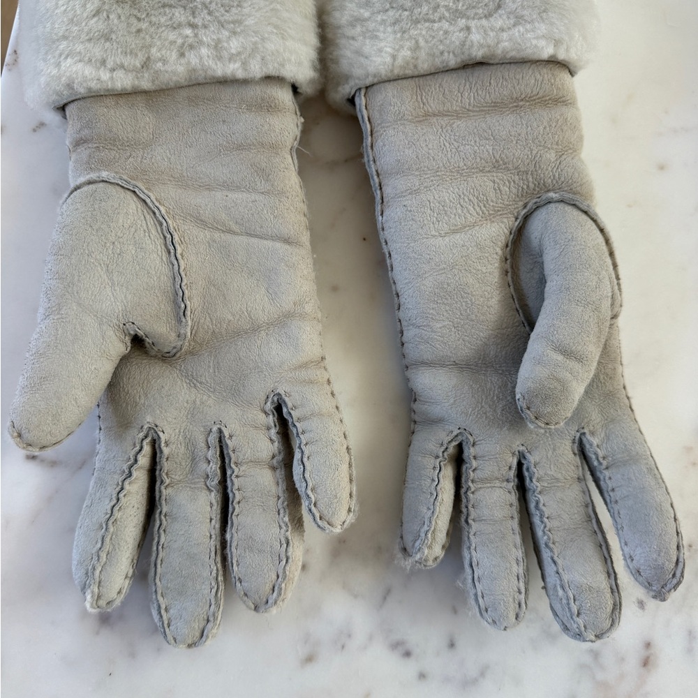 Ugg Gray Shearling Gloves - image 2